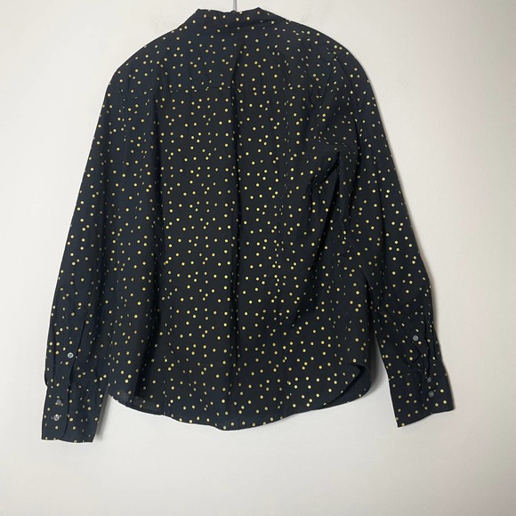 J. Crew Polka Dot Button Down Top - Picture 3 of 4